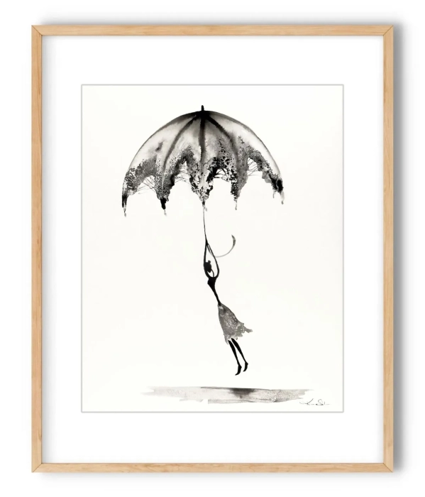 Elegancja i Minimalizm Grafika Artystyczna 40x50  