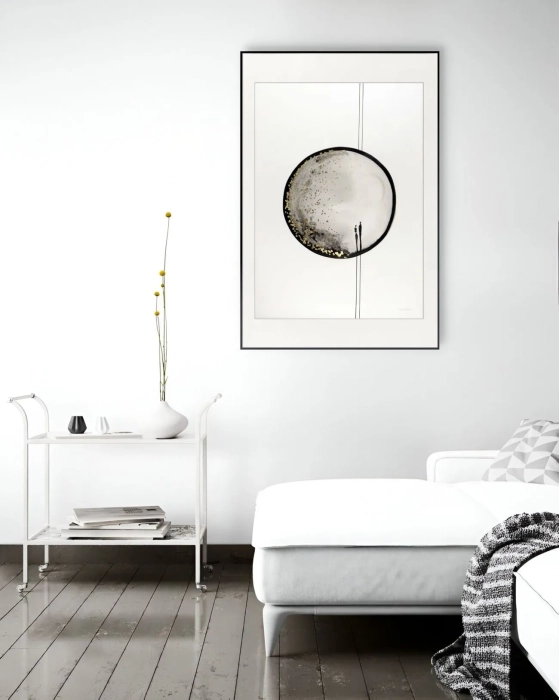 Eleganckie grafiki do salonu 50x70  zdobione zlotem