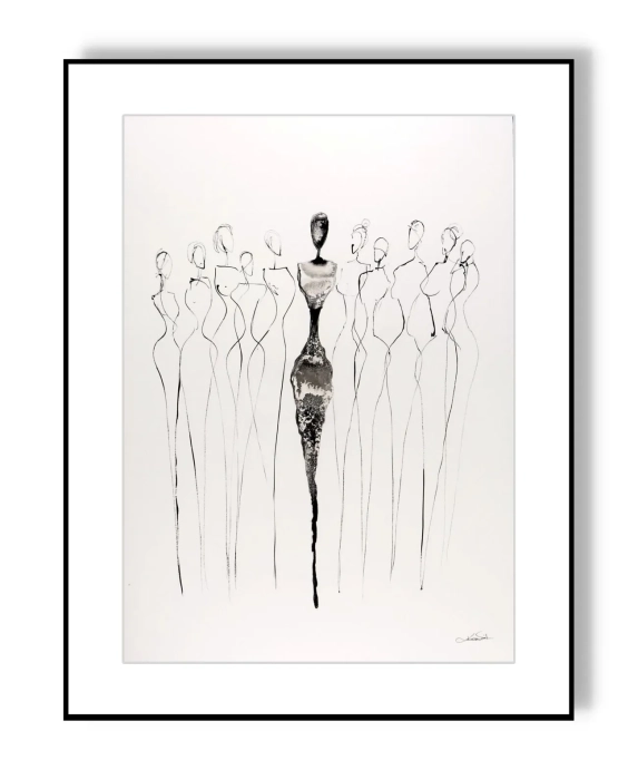 Elegancja i Minimalizm grafika 50x70