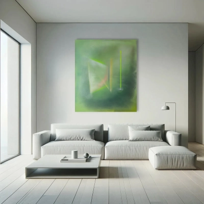 pastel-vibe-3-zielona-abstrakcja-efekt-pryzmatu-recznie-malowany