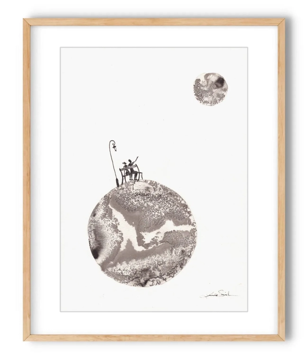 Oryginalna-grafika-rysunek-tuszem-do-ramki-30x40