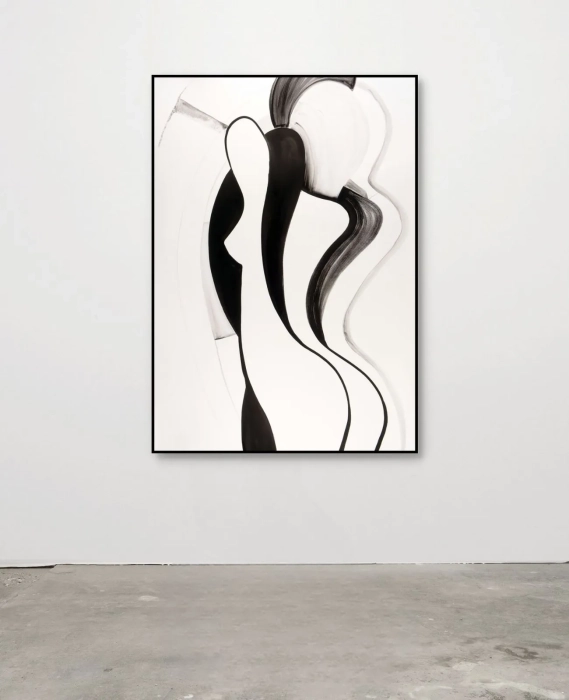 Abstrakcja Tuszem 70x100 