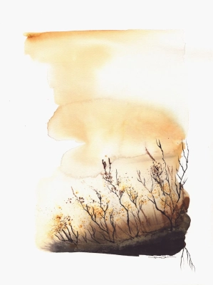 obraz-akwarela-absytakcja-pejzaz-30x40