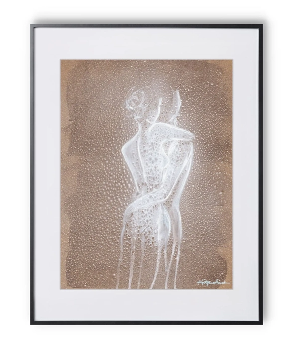 Złote obrazy, nowoczesny akt 30x40