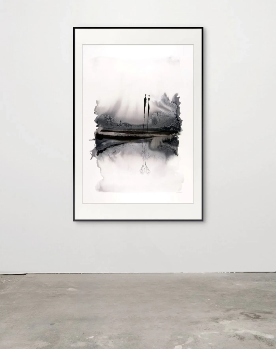 Abstrakcja Tuszem 70x100 