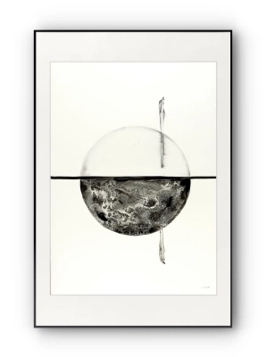 rysunek-tuszem-50x70-point-of-balance-czarno-biala-grafika-do-jadalni-sypialni-krystyna-siwek