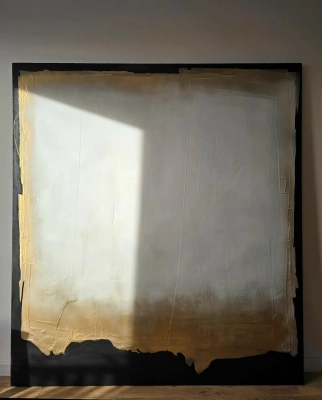 Duże-obrazy-malowane-ręcznie-abstrakcja-xxl-nowoczesna-biały-zloto-180x160