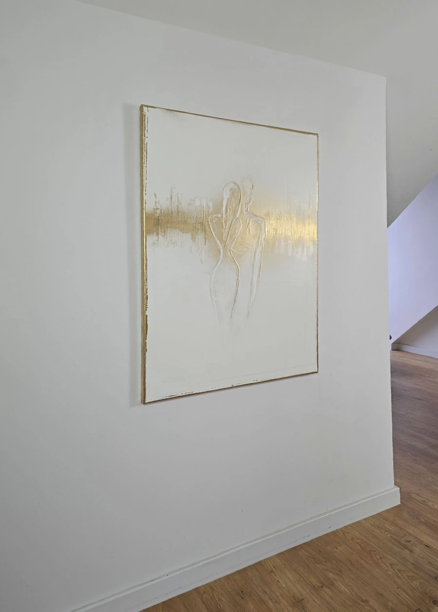 Abstrakcja-zloto-bialy-nowoczesne-obrazy-do-salonu