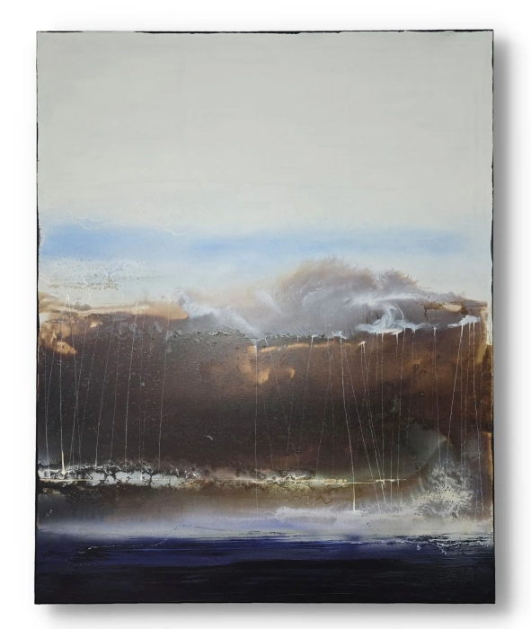  Abstrakcja Horyzont Ciszy | Obraz 90x110 | Cykl ENERGIE 