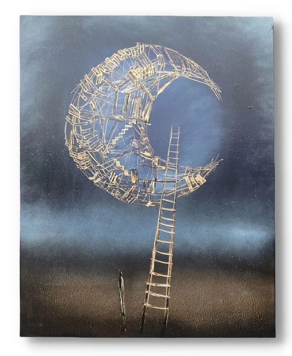 Marzyciel | obraz 80x100 | Cykl Sploty 