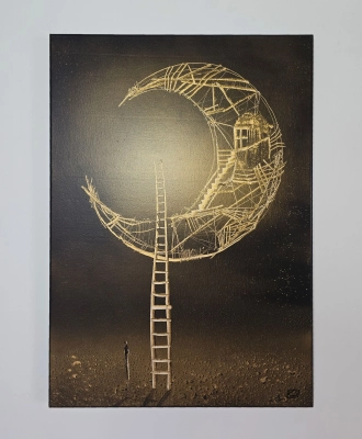marzyciel-50x70-cykl-sploty-mloda-sztuka-surrealizm