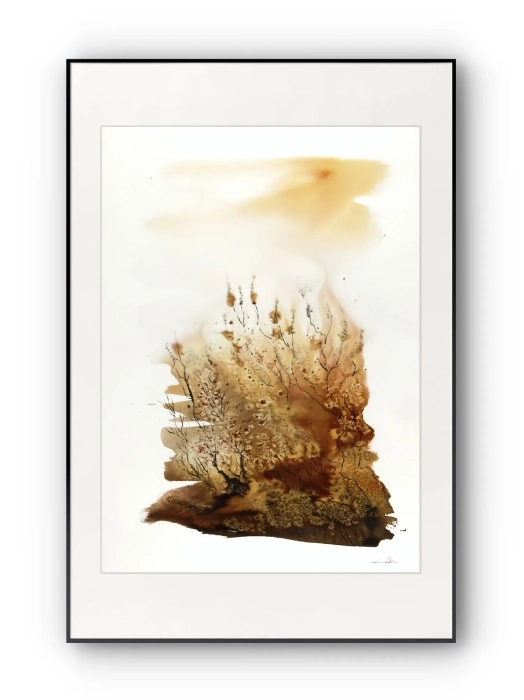 Obraz artystyczna akwarela abstrakcyjna 50x70 