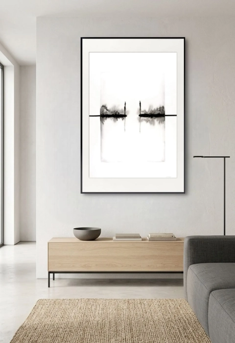 Obraz artystyczna akwarela abstrakcyjna 70x100  