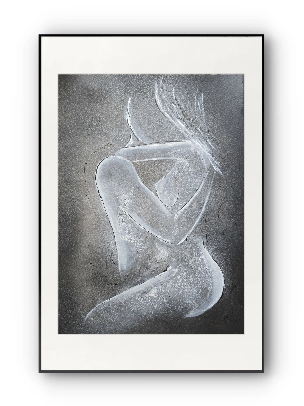 Obrazy Akty Abstrakcyjne 50x70  czarno-biały