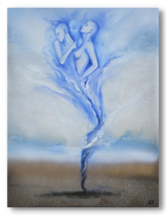 Obraz 60x80 JEJ ŻYWIOŁY surrealizm