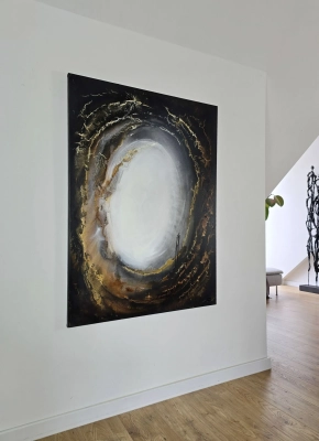 obraz-90x120-nowoczesna-abstrakcja-malowany-k-siwek-zdjęcie- na-scianie