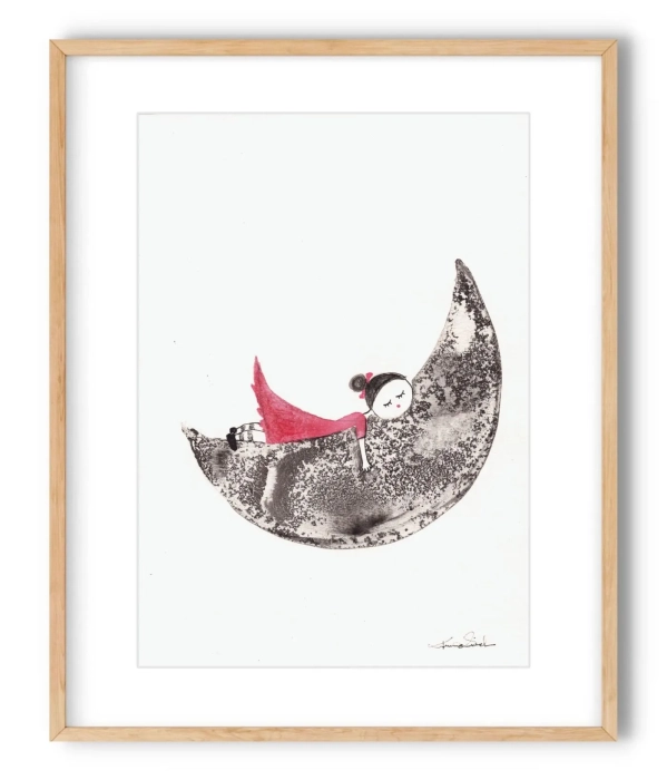 Grafika artystyczna tuszem A4   