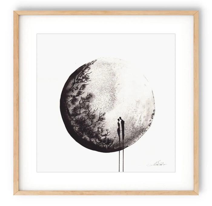 Nowoczesna grafika artystyczna 30x30 