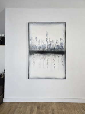 obrazy-abstrakcyjne-nowoczesny-80x120-czarno-bialy-point-of-balance