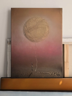 obraz-z-cyklu-sploty-50x70-obrazy-młodych-artystow-sprzedaz-wroclaw