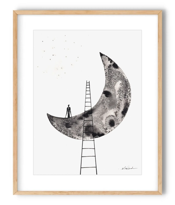 Oryginalna grafika  artystyczna 30x40 Dreams 