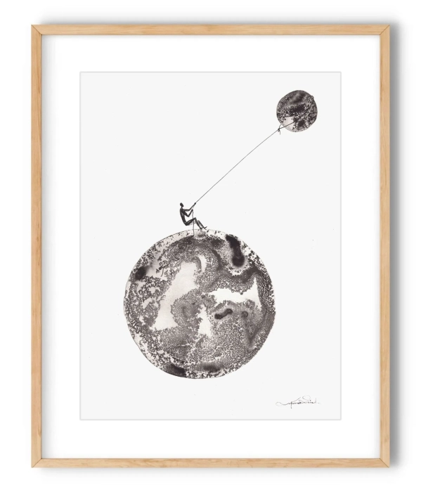 Oryginalna grafika  artystyczna 30x40 Dreams 