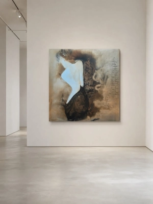 akt-abstrakcyjny-120x120-obrazy-mlodych-artystow-asp-krystyna-siwek-zdjęcie obrazu na ścianie