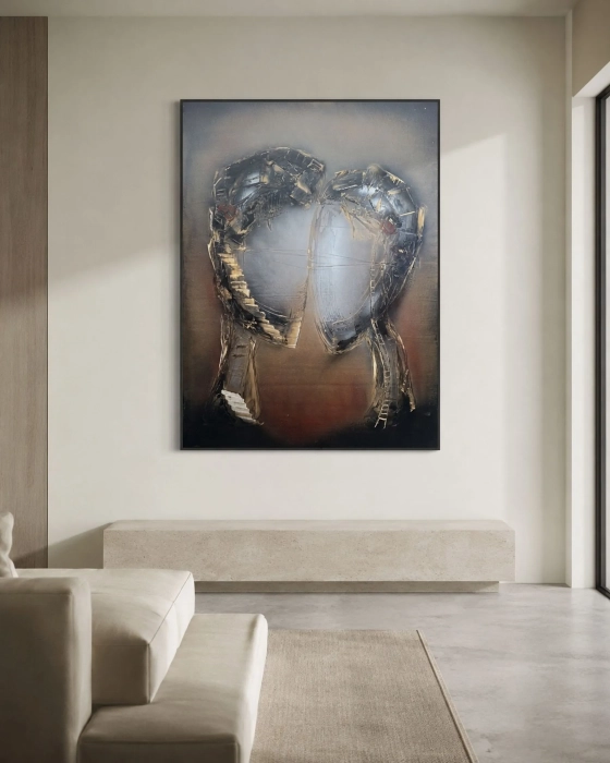 Obraz Pomiędzy Nami | Olejny Cykl Sploty 80x100