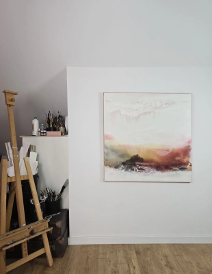 obraz-minimal-art-akwarelowy-horyzont-100x100-recznie-malowana-abstrakcja-do-salonu