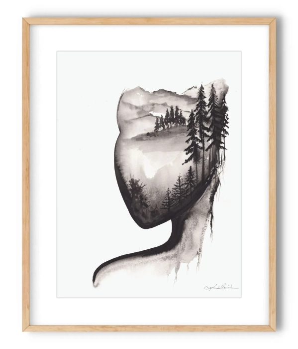 Oryginalna grafika  artystyczna 30x40 