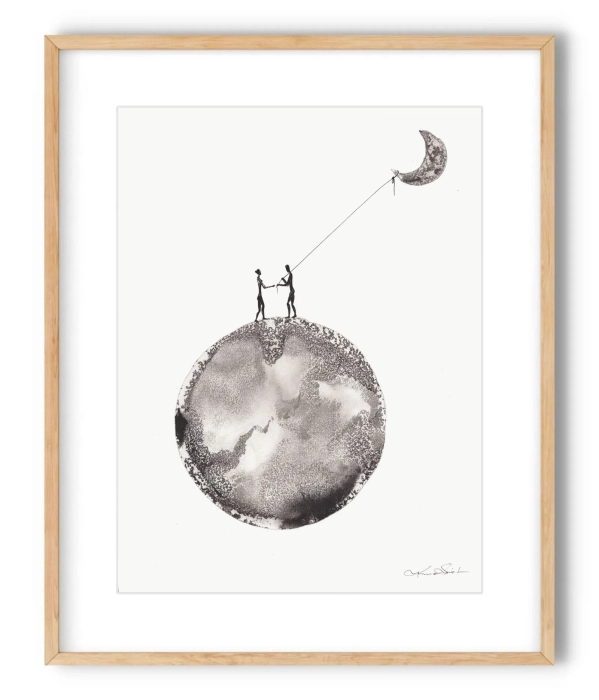 Oryginalna grafika  artystyczna 30x40 