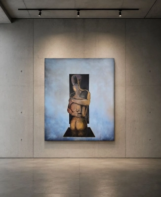 aukcje-galeria-sztuki-Wspolobecnosc-obrazy-młoda-sztuka-surrealizm-krystyna-siwek