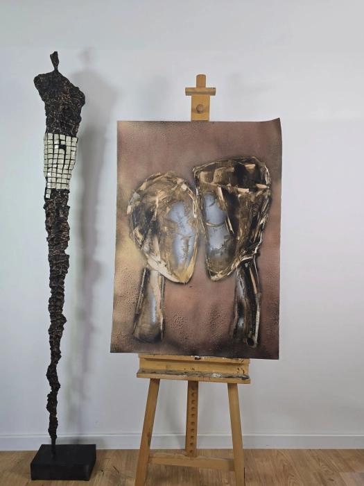 Obraz miedziany - Point of Balance 70x100