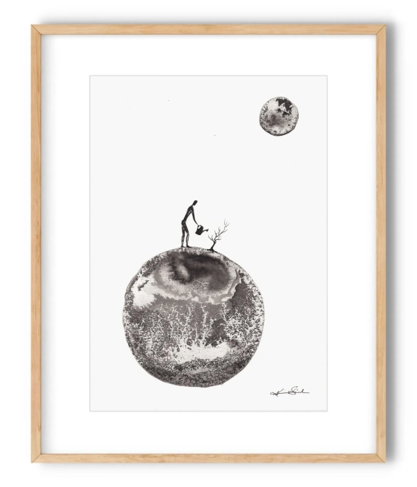 Grafika tuszem A4   