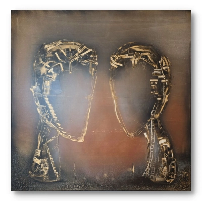 Duza-abstrakcjA-120X120-SYMBOLICZNO-FIGURATYWNA-OBRAZ-OLEJNY