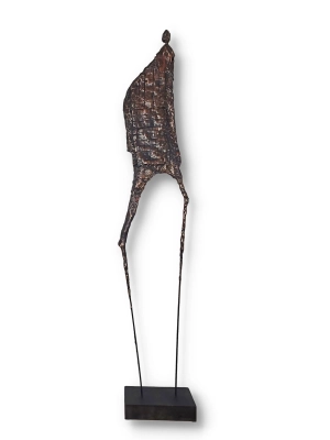 Strażnik Czasu · rzeźba współczesna · rzeźba do salonu · rzeźba do gabinetu · rzeźba 190 cm · młoda sztuka · Krystyna Siwek