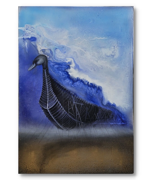  Cykl EXPANSE 70x100 olej, surrealizm  
