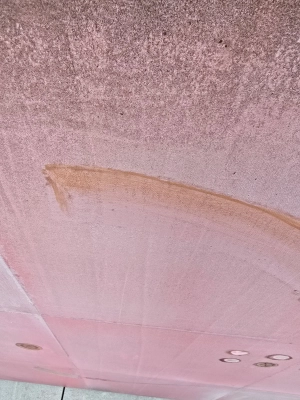 Detal obrazu Pastel Vibe — pudrowy róż, dusty rose, taupe i subtelna geometria