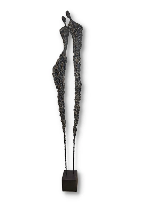 Sploty no.271 — wysoka rzeźba współczesna 175 cm z cyklu Sploty