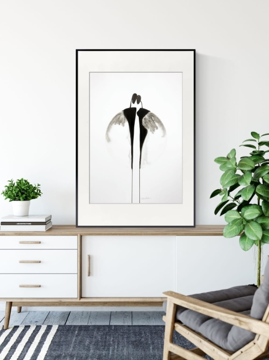 obraz 50 x 70 cm malowany ręcznie, abstrakcja