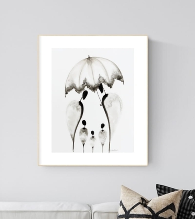 grafika 40 x 50 cm ręcznie malowana, nowoczesne obraz do salonu