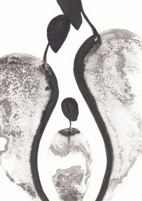 grafika-czarno-biała-Krystyna-Siwek