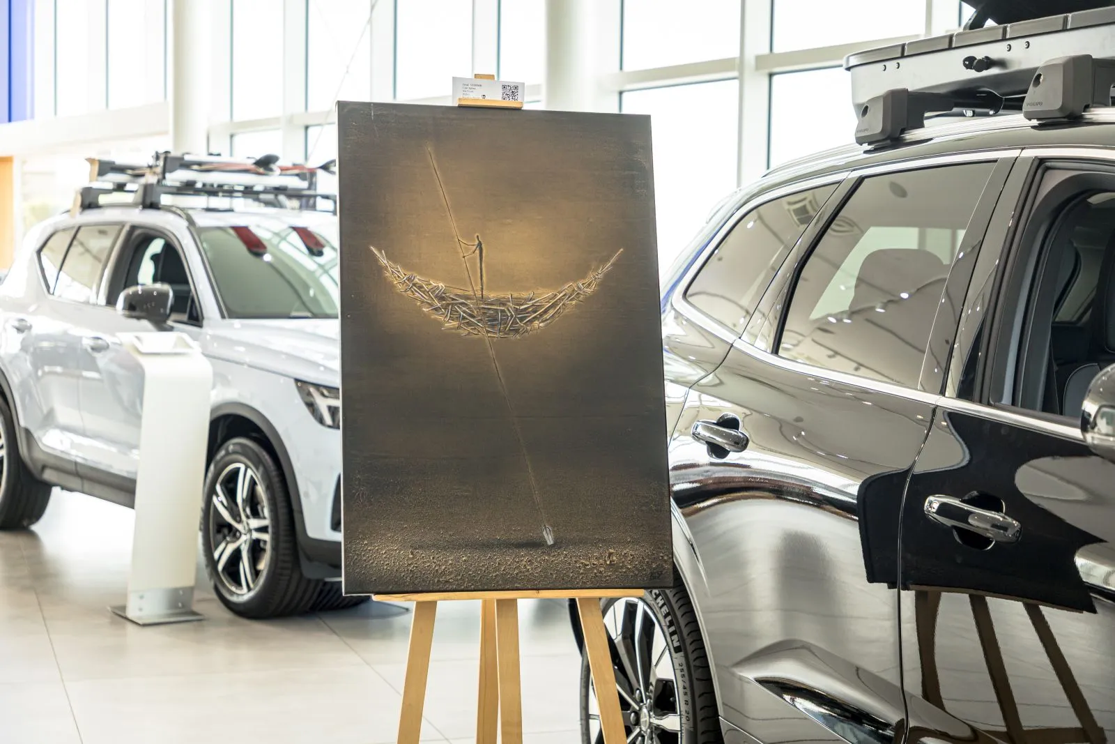 Sztuka Krystyny Siwek w Volvo Car Wrocław-Bielany